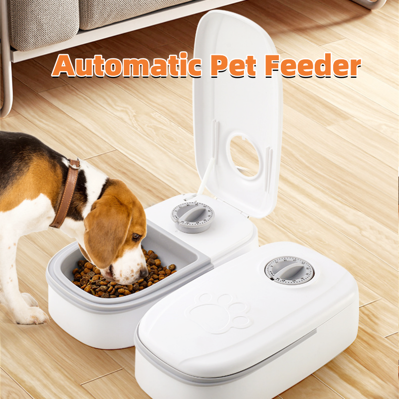 Automatischer 2-in-1 Futterspender für Hunde & Katzen